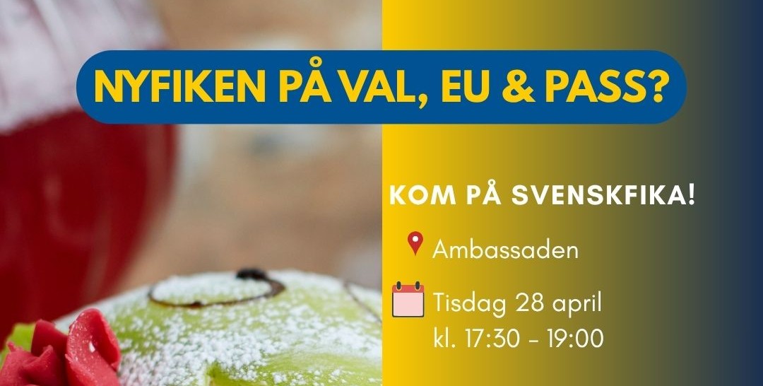Bild som informerar om vårt event