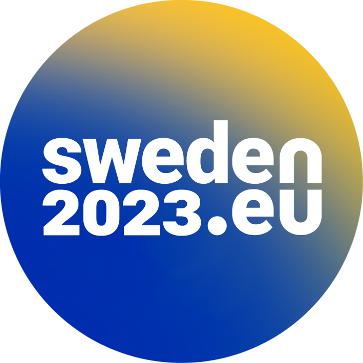 Le logo de la présidence suédoise du Conseil de l'UE