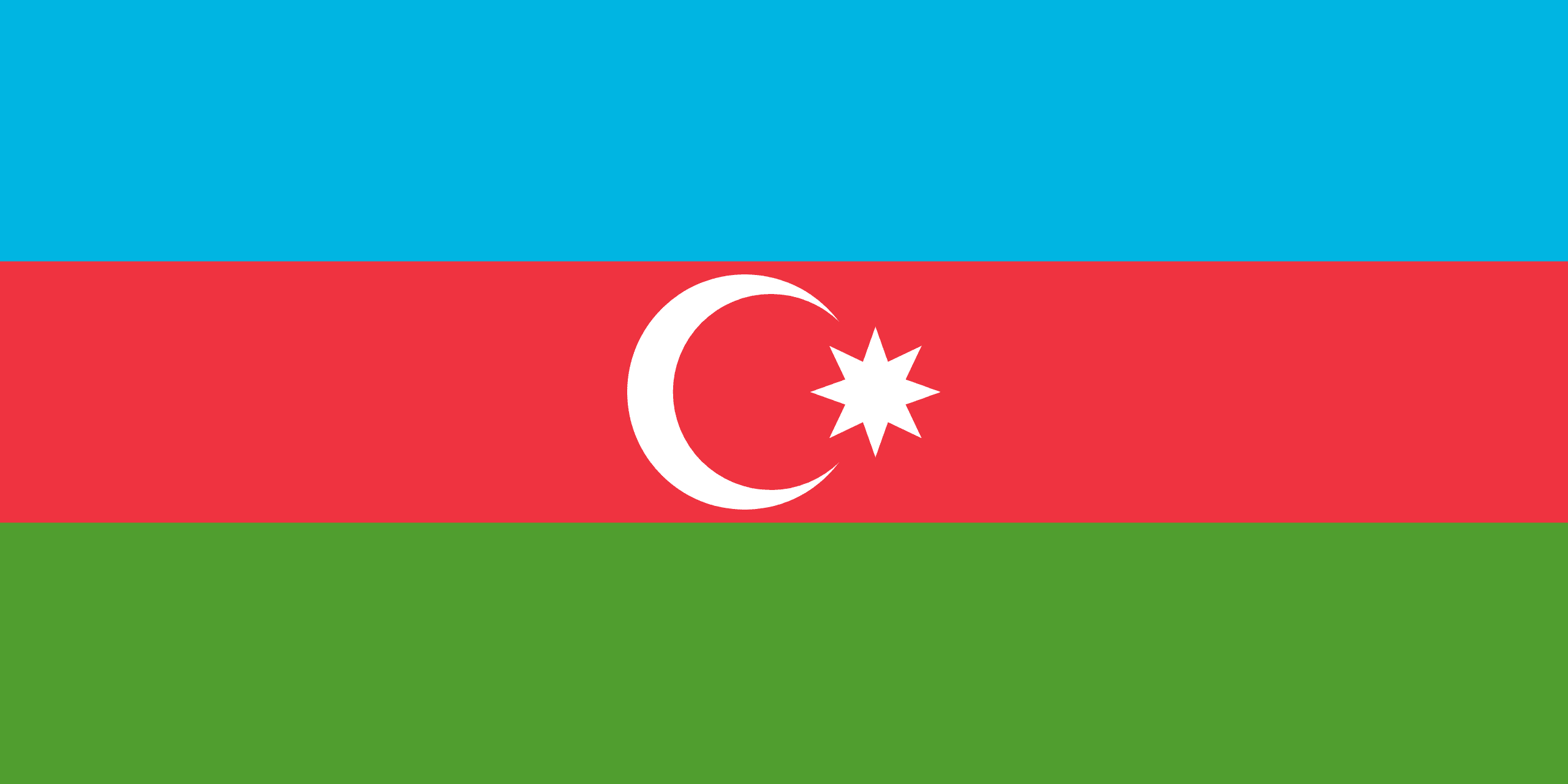 Azerbajdzjans flagga
