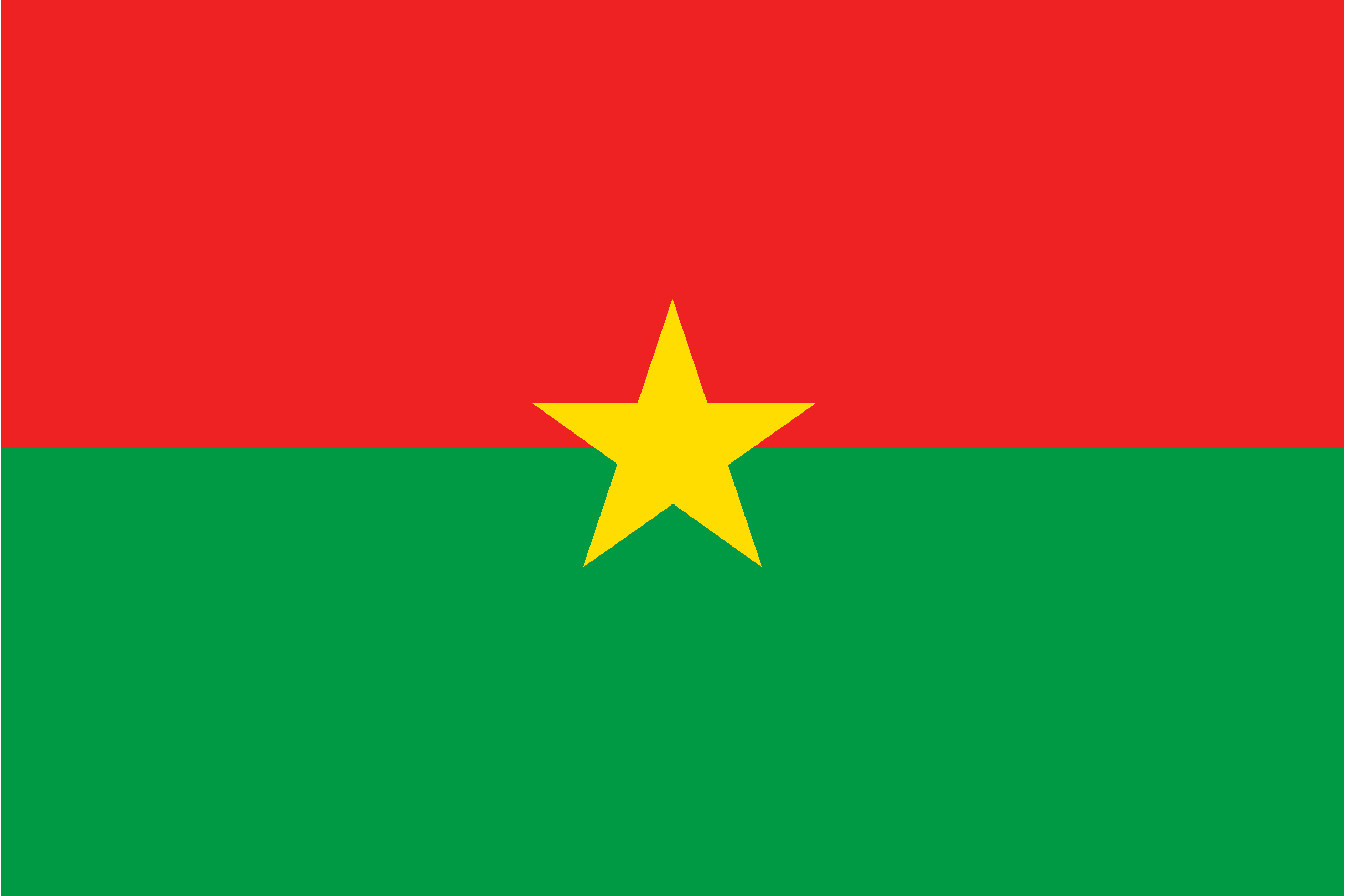 Burkina Fasos flagga