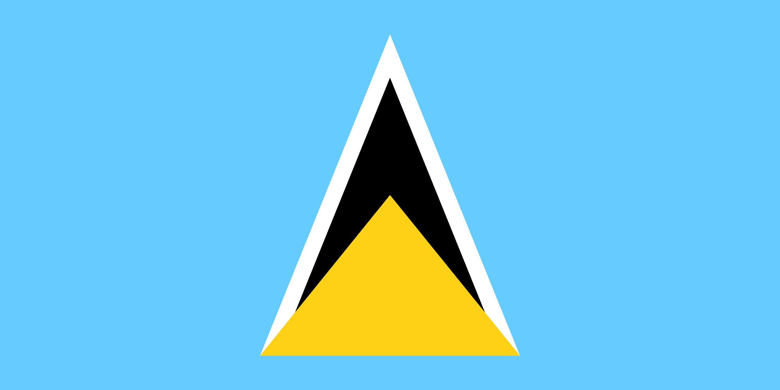 Saint Lucias flagga