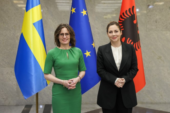 Picture wiht Albanian Minister of Foreign Affairs