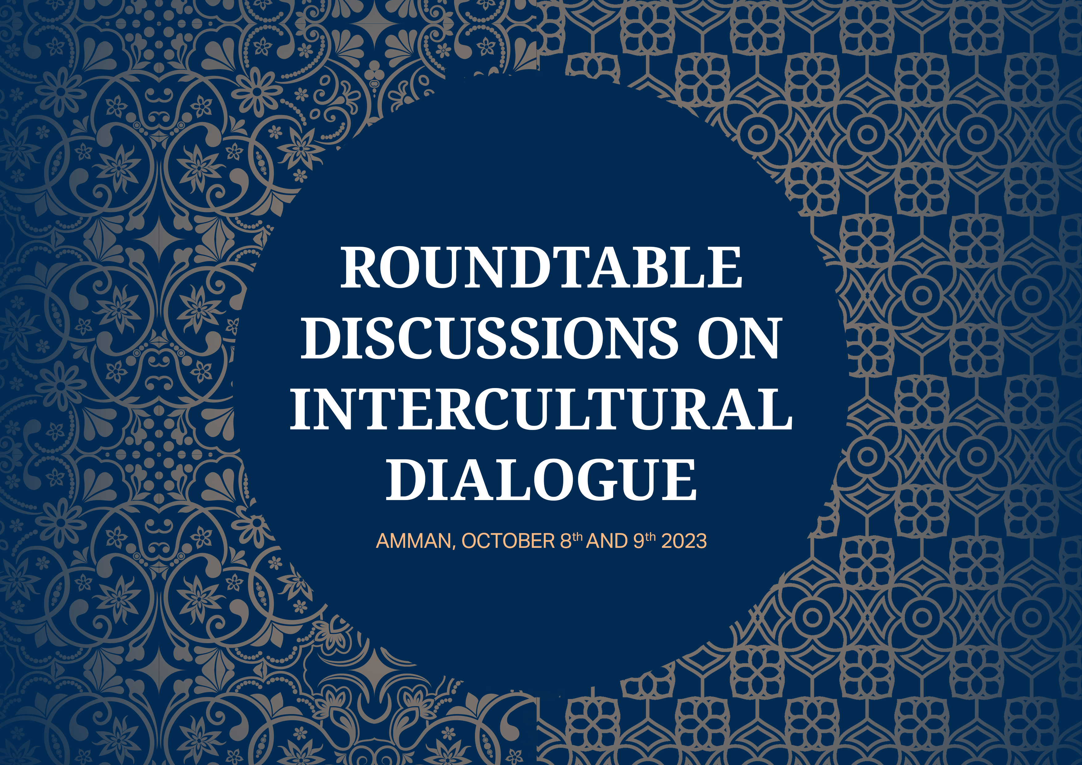 Logotype for roundtable discussions on intercultural dialogue