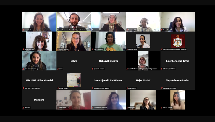 Picture of online meeting