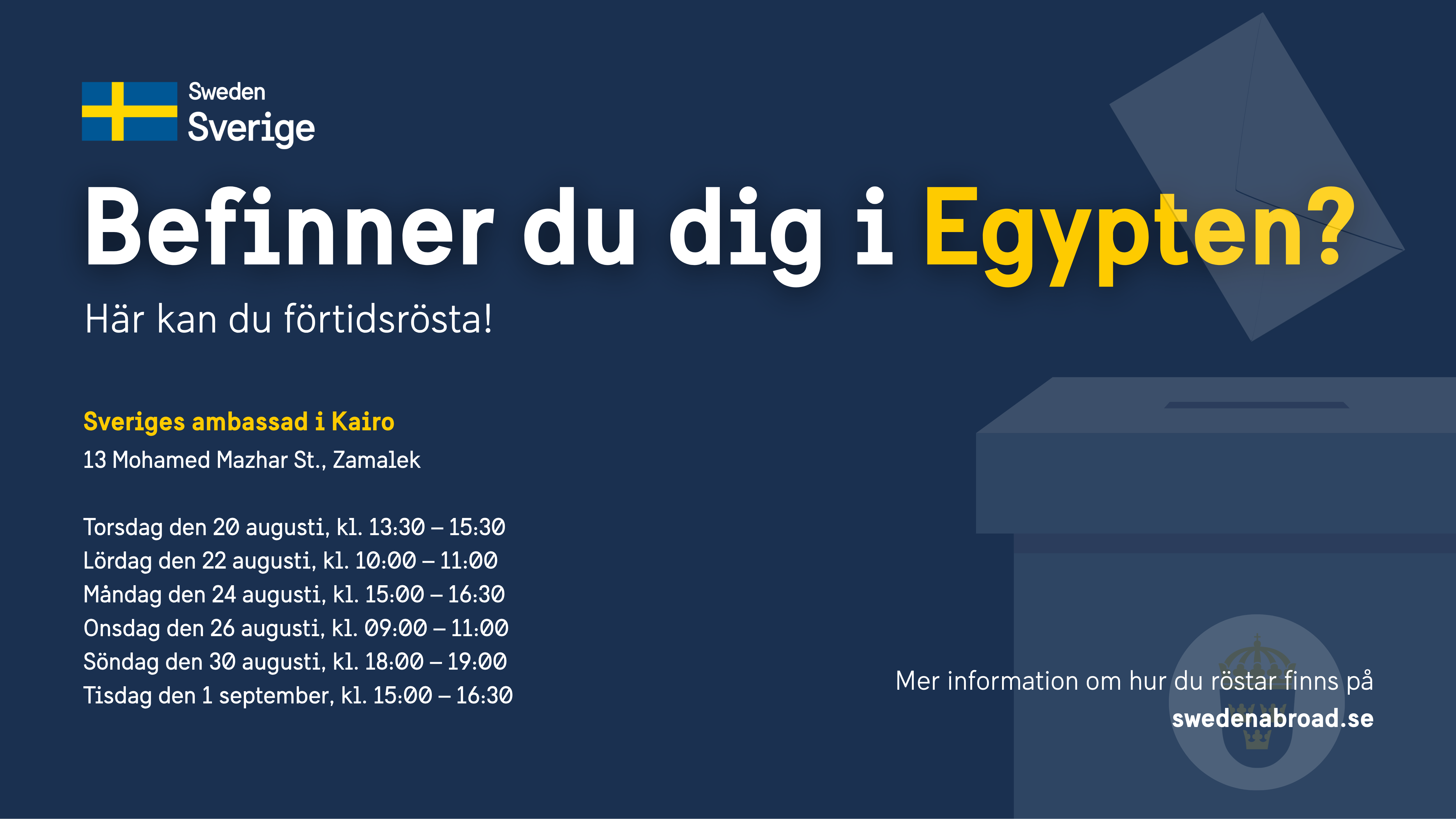 R&ouml;sta i Egypten
