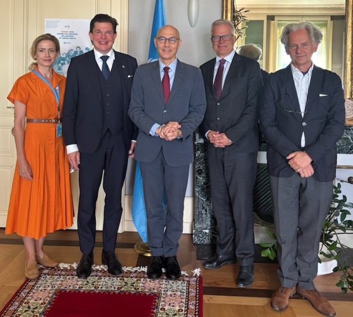 Möte med FN:s högkommissarie för mänskliga rättigheter Volker Türk