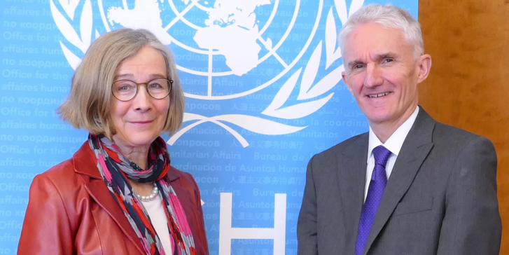 Veronika Bard and Mark Lowcock