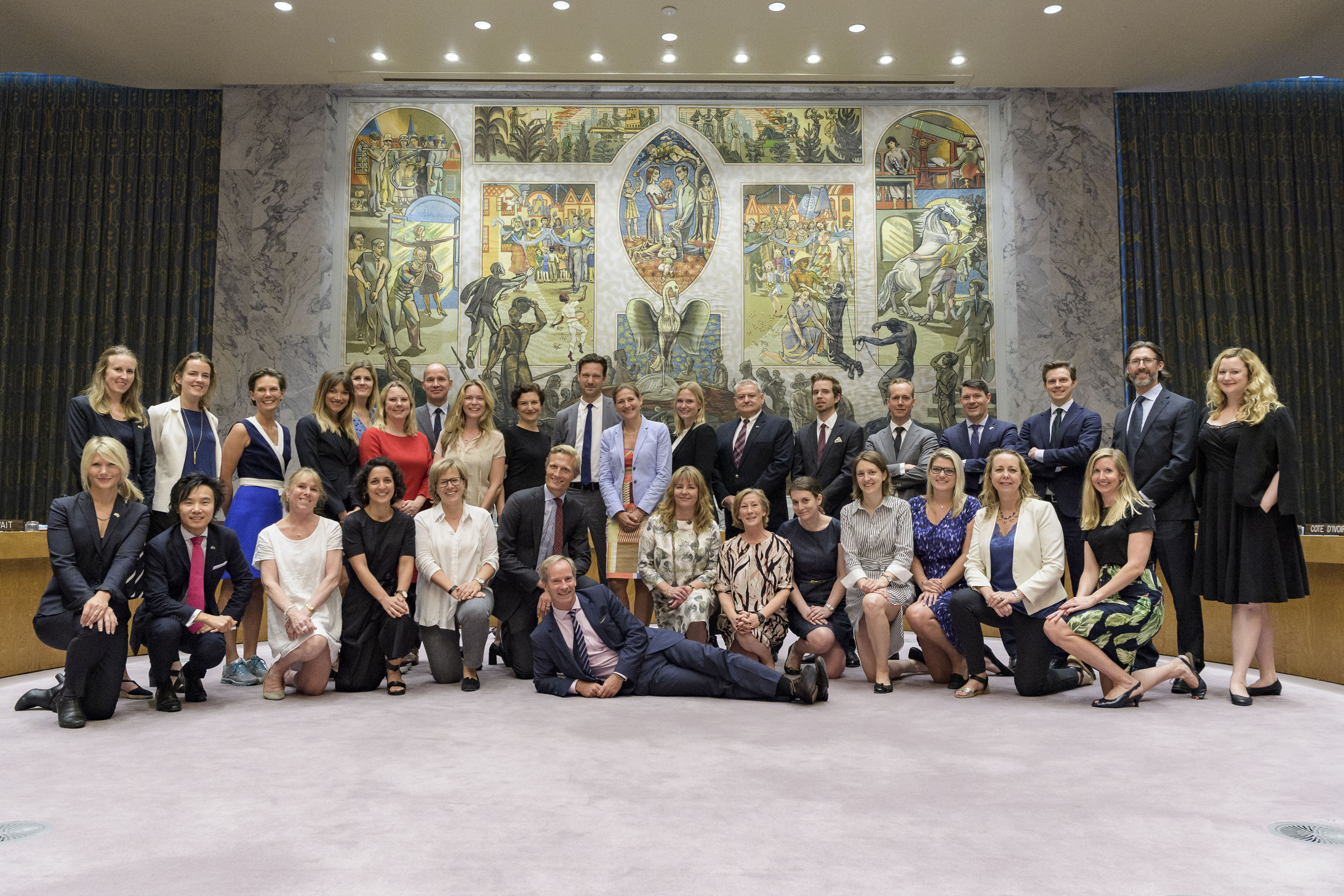 The Swedish UN Security Council Team July 2018