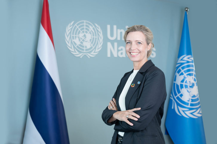 Michaela Friberg-Storey, FN:s landchef i Thailand.