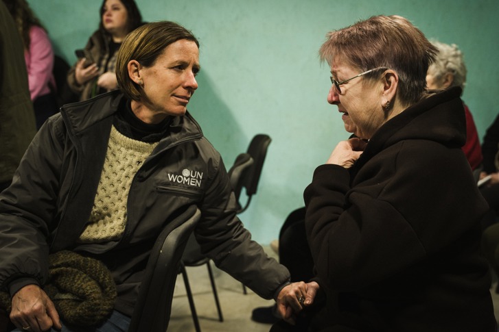 Sofia Calltorp, chef för UN Womens kontor i Genève och ansvarig för organisationens humanitära arbete