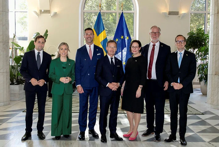 Le nouveau gouvernement suédois.