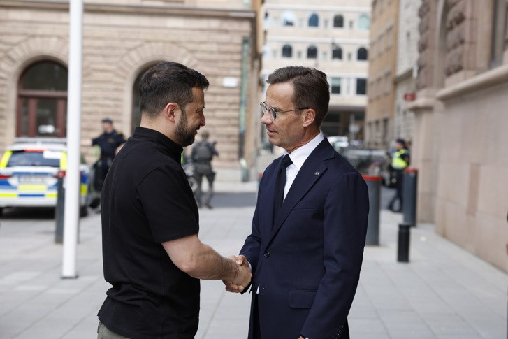 PM Kristersson welcomes President Zelenskyy