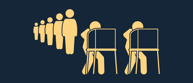 Illustratioon rösta Elections