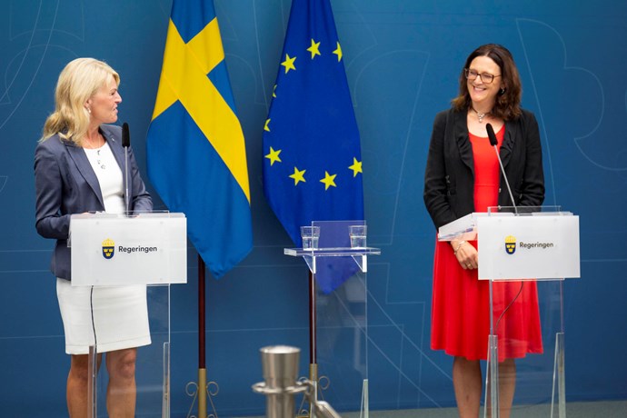 Anna Hallberg och Cecilia Malmström