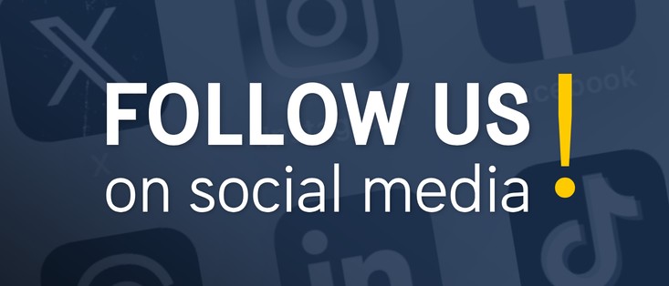 Follow us on social media
