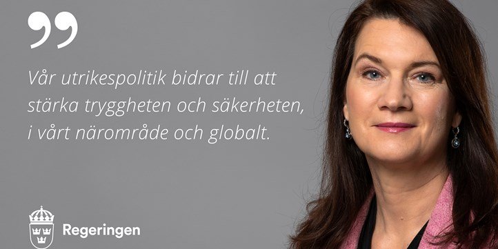 Utrikesminister Ann Linde