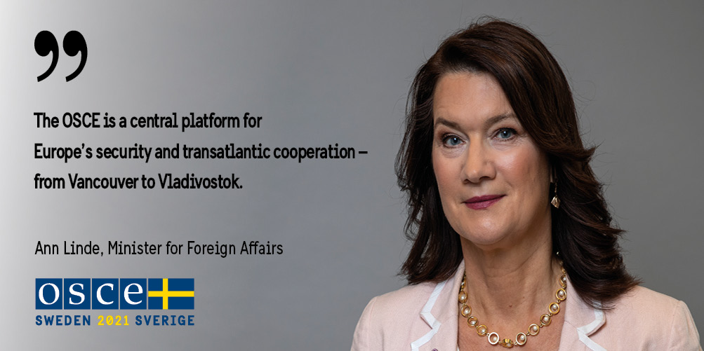Ann Linde, Minister for Foreign Affairs