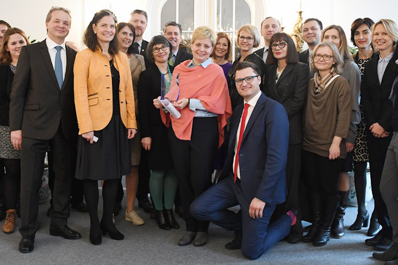 Sveriges ständiga delegation till OSCE stod värd för programmet Democracy Defender Award på Schwedenhaus.