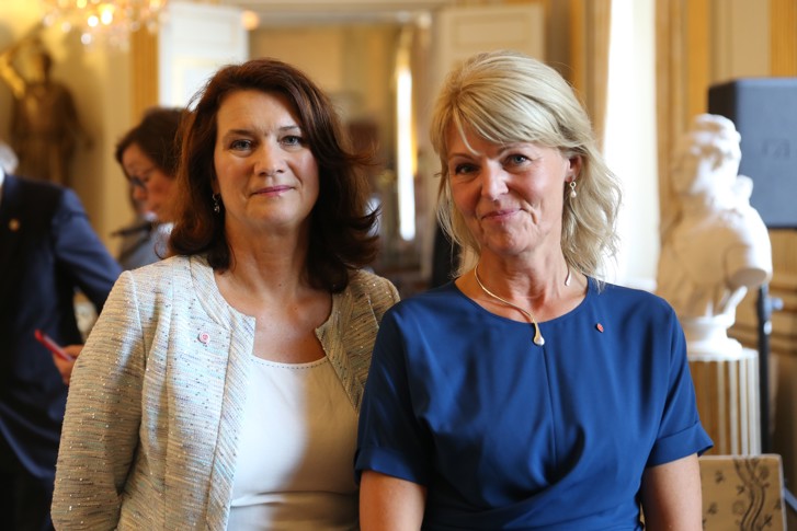 Ann Linde and Anna Hallberg